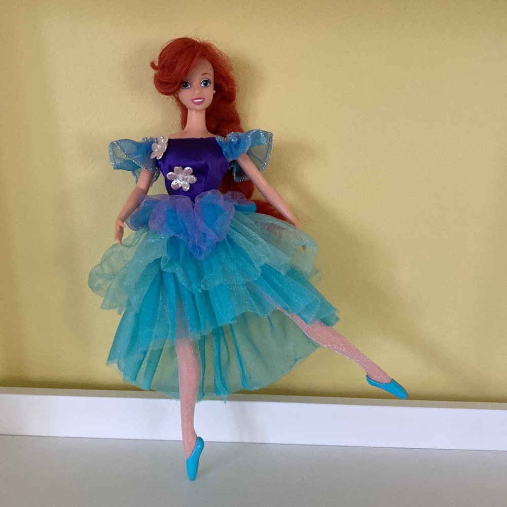 Vintage Disney Store Original Princess Ariel The Little Mermaid BALLERINA DOLL